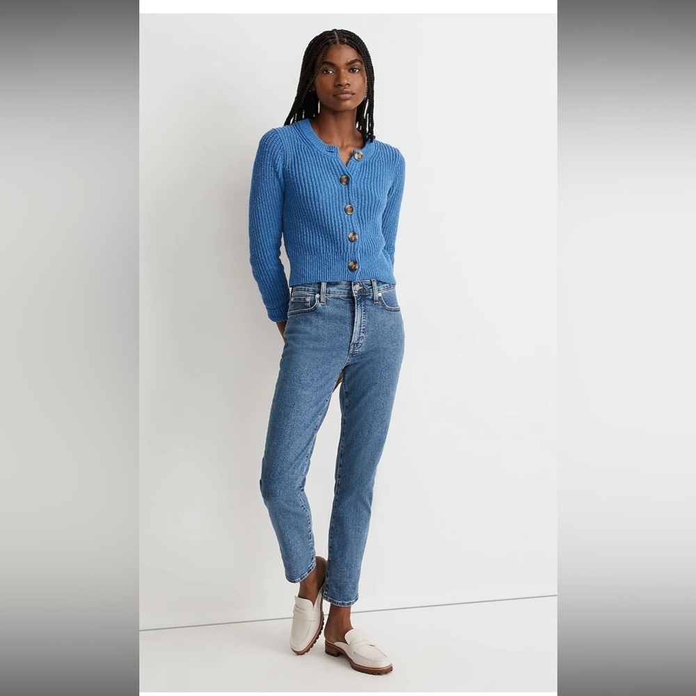 NWOT Madewell Petite Mid-Rise Perfect Vintage Jean in Knowland Wash